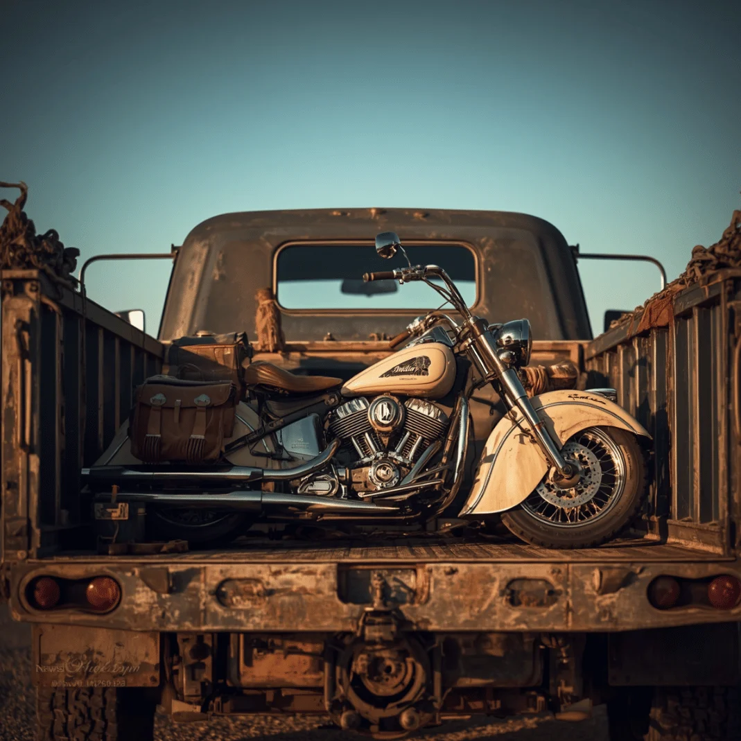 bike in towing vehicle